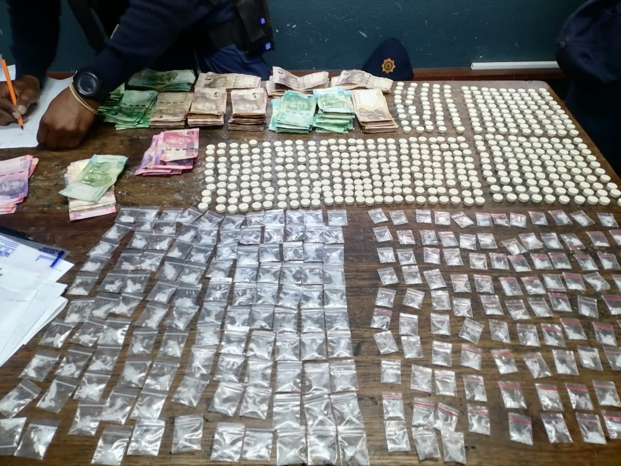 Operation Shanela 2 deployments in Ravensmead are hard at work ridding communities of drugs during crime prevention initiatives