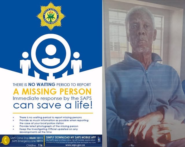 The Kimberley SAPS Serious and Violent Crimes unit are requesting assistance in locating John Van Wyk