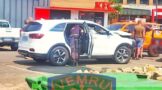 Vehicle crashes into a parking area in Elarduspark after the driver reportedly experienced a medical emergency