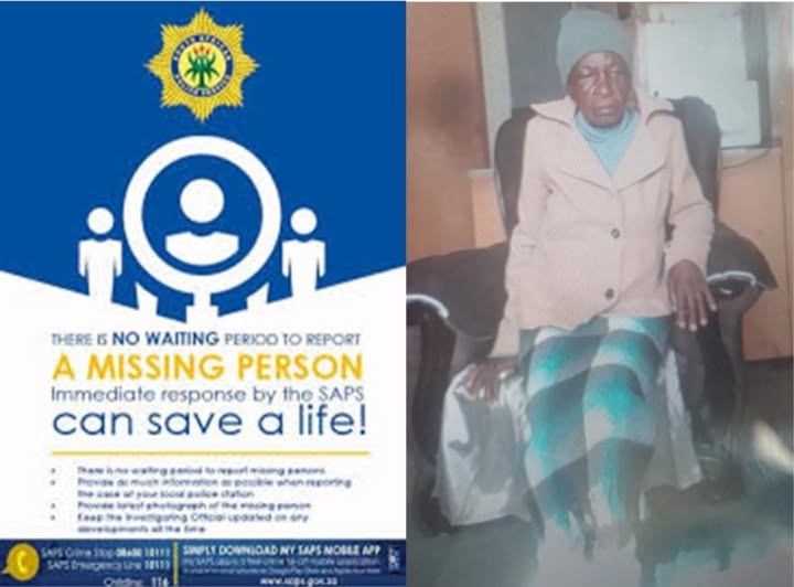 Help police find missing Makhotso Annah Mokhothu (69