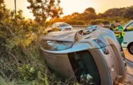 Five injured in a rollover crash on the N1 Plattekloof Road, Parow