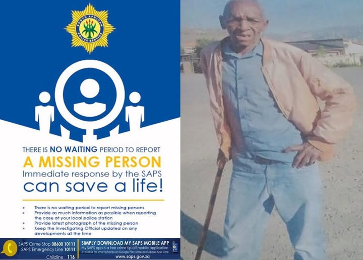 The Phuthaditjhaba Police need community assistance in locating a missing person, Isaac Masoeu