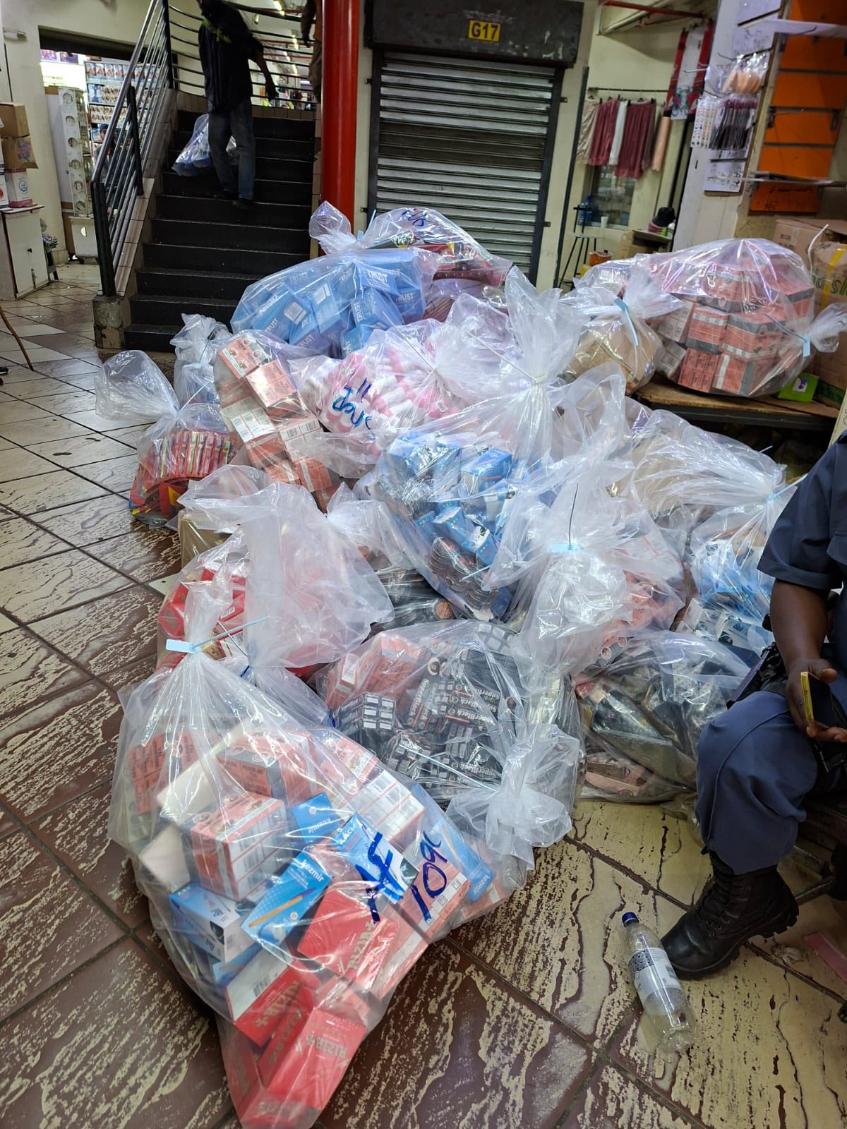 Operations conducted to combat the trade of counterfeit goods in Johannesburg