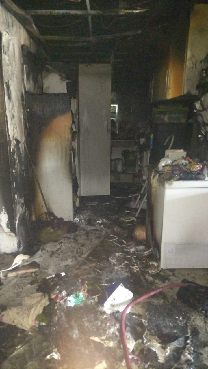 Fire Breaks Out at Limehill Property, Newlands West