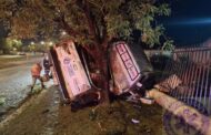 Fortunate escape from serious injuries in a collision on De Bruyn Street in Universitas, Bloemfontein