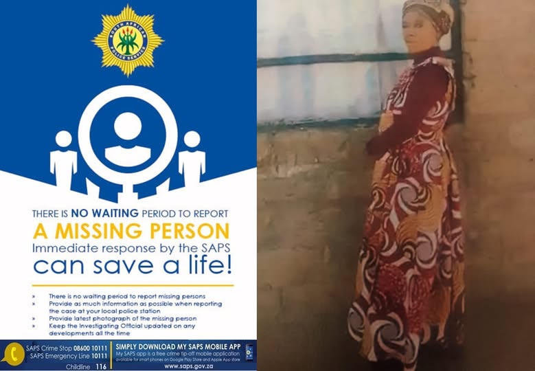 Mmabatho police request community assistance in locating missing woman: Sebokaeng Gladys Jakoba (55