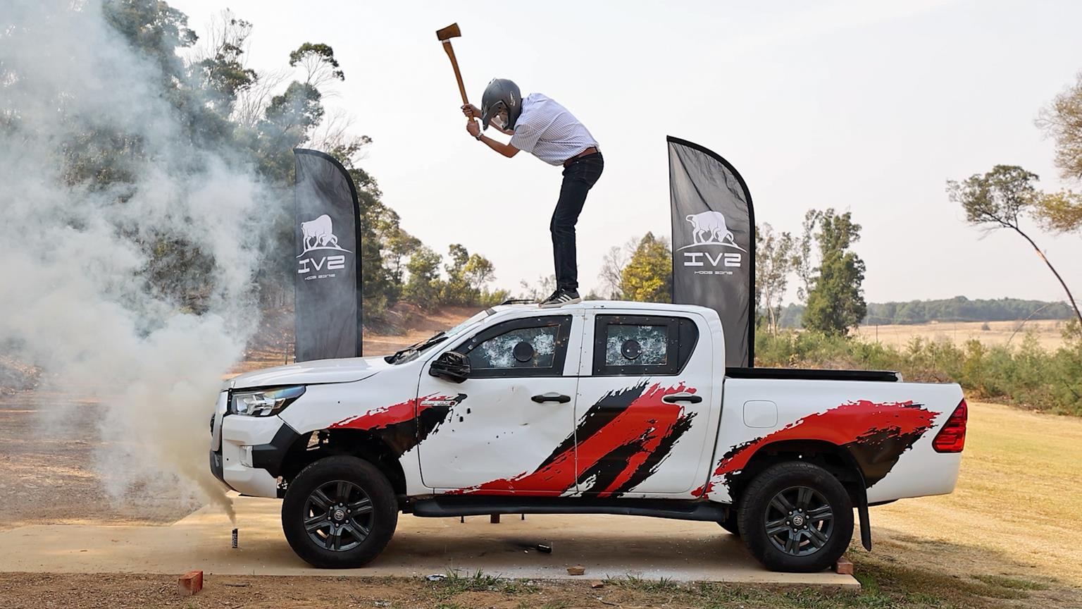 SVI-armoured Hilux subjected to trio of punishing tests