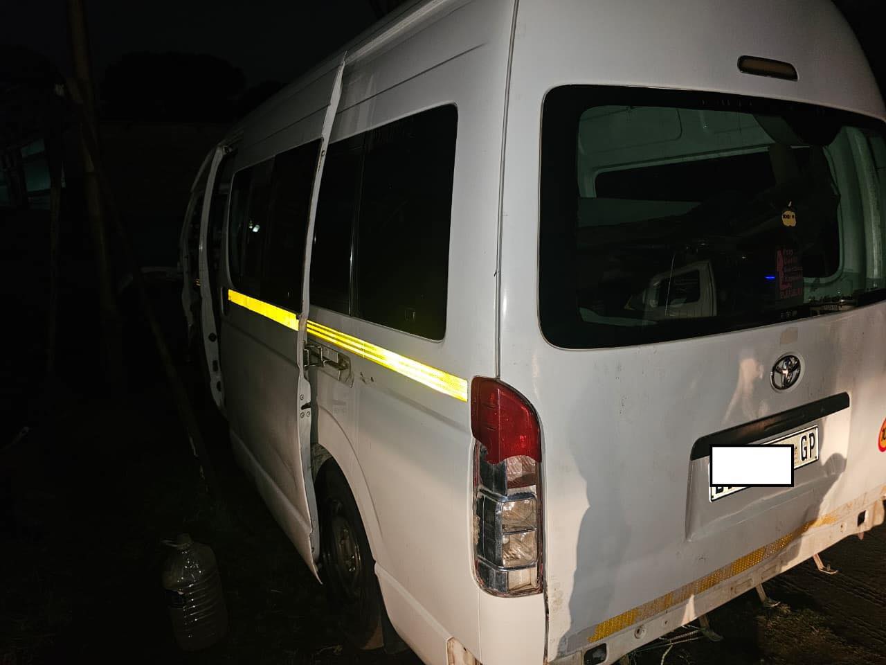 Stolen minibus recovered in the Tsakane area