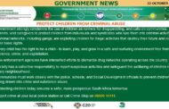 Government strongly condemns the use of children as runners for drug-peddling