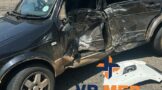 Collision within the parking area of Showgate Centre