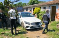 The hijacked Mercedes that was taken from Clayfield has been successfully recovered