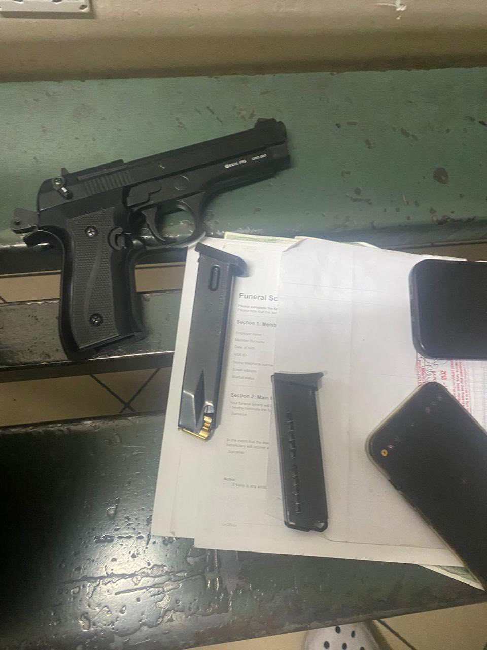 Two suspects arrested for fraud, possession of an unlicensed firearm and ammunition, in Tshwane