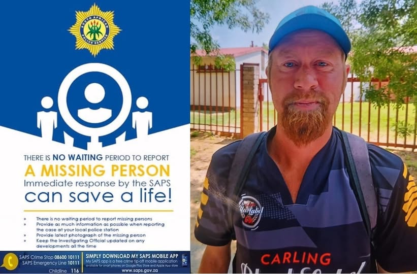 Barrage SAPS seeks missing person