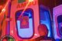 Patient treated having a critically low blood pressure and complaining of severe chest and abdominal pain, as well as vomiting blood