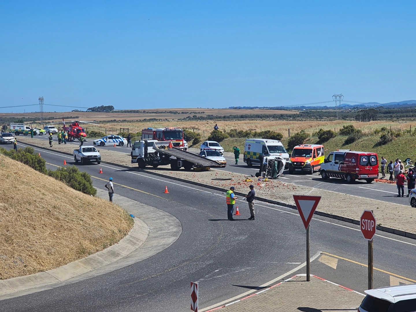 Rollover crash on the R304 and N7, Atlantis