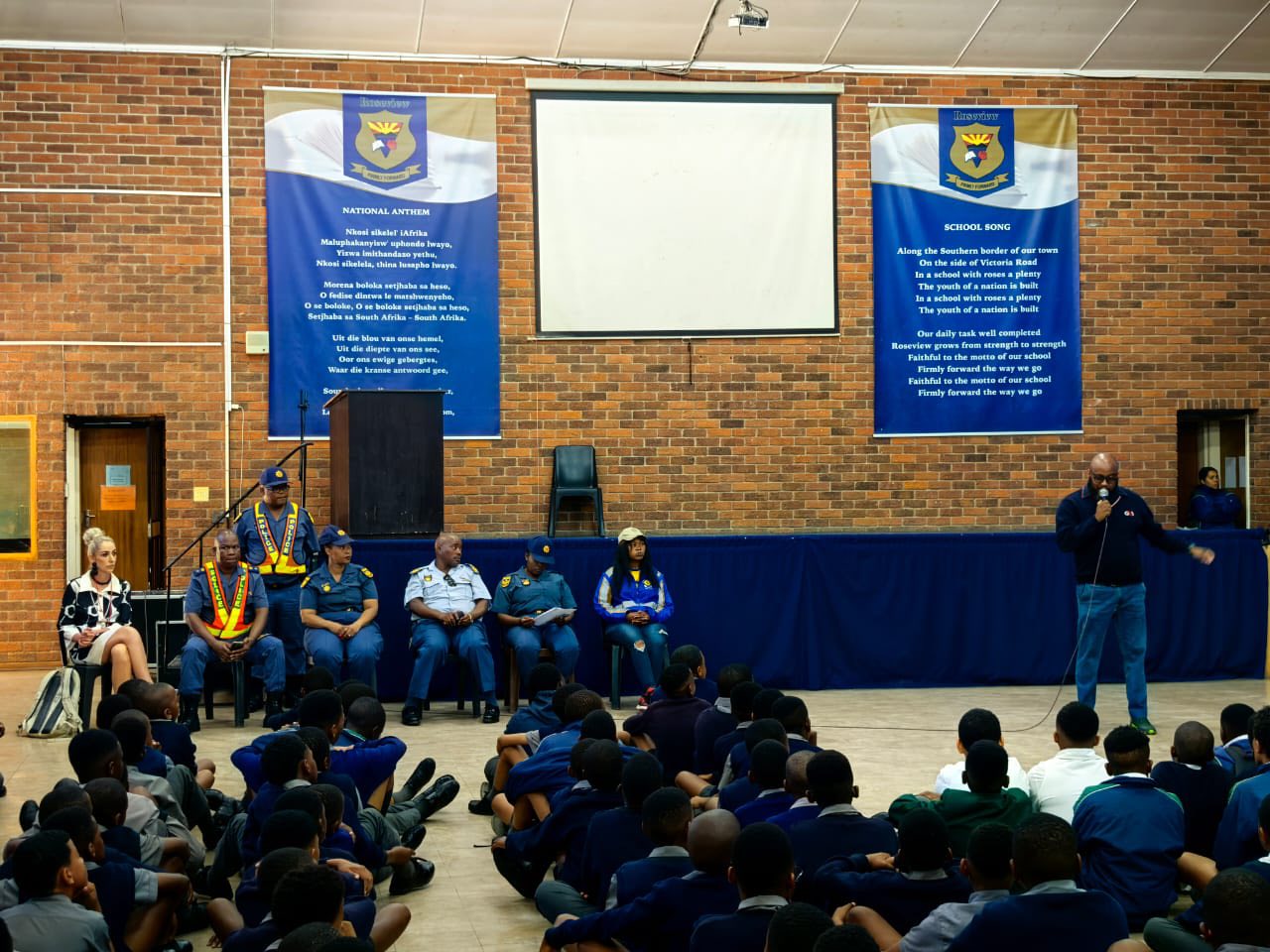 Mangaung Metro Youth and Social Responsibility team conducts a school search at Roseview