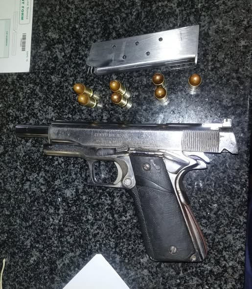 Suspects arrested for being in possession of unlicensed firearms and ammunition