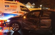 Motor vehicle collision at the corner of Parfitt and Nelson Mandela Drive, Bloemfontein