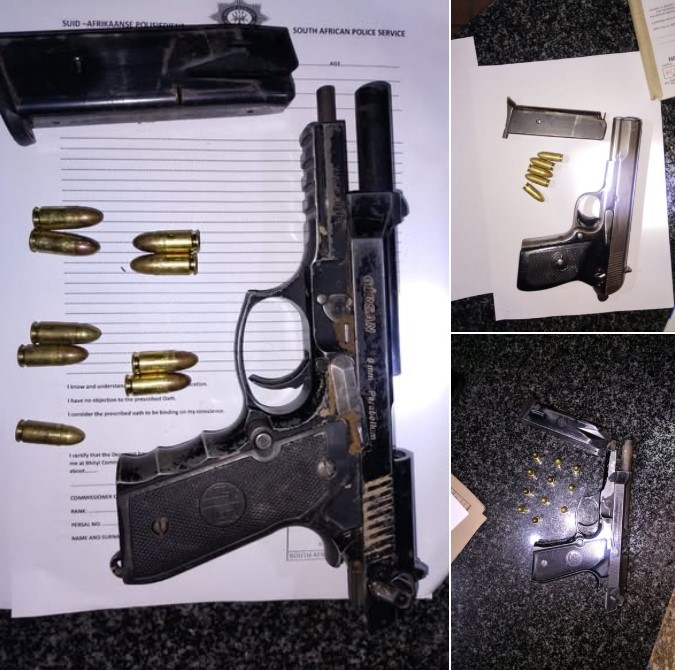 Mthatha SAPS Crime Intelligence leads to recovery of three unlicensed firearms in Bityi