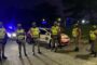 Motor vehicle crash on a dark stretch of Garsfontein Road