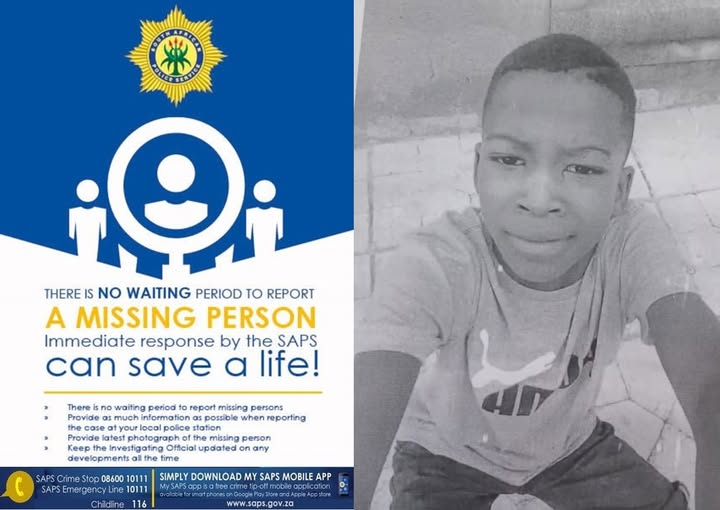 Police in Hlanganani seek assistance in locating a missing 12-year-old boy