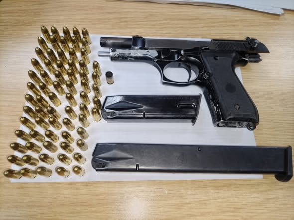 Members attached to the #AntiGangUnit continue to intensify efforts to curb the circulation of illegal firearms