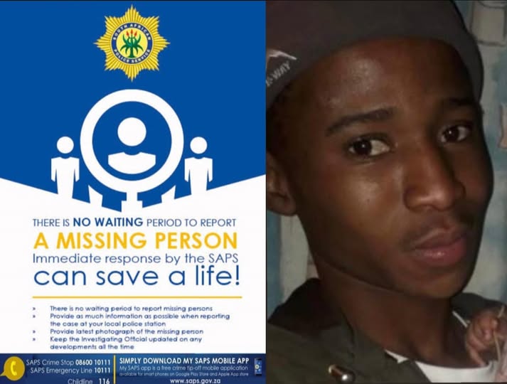 Kagisho police request public assistance in locating a missing person