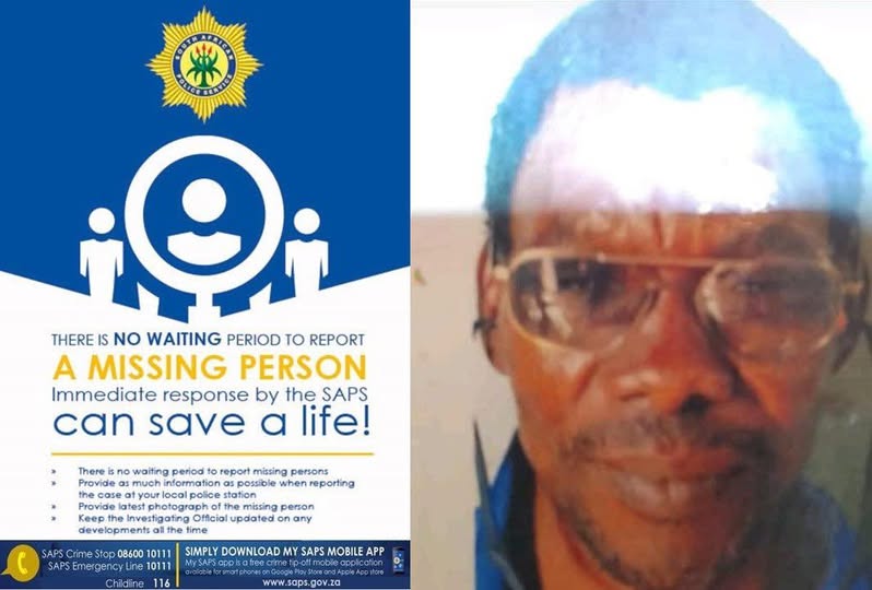 Mabeskraal police request community assistance in locating missing man: Shiyane Maolean Mogapi