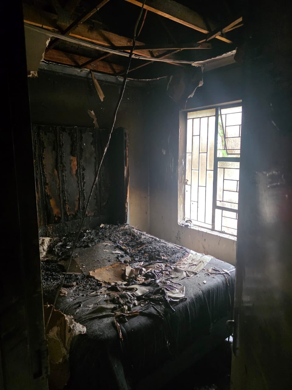 House Fire in Honeydew Complex