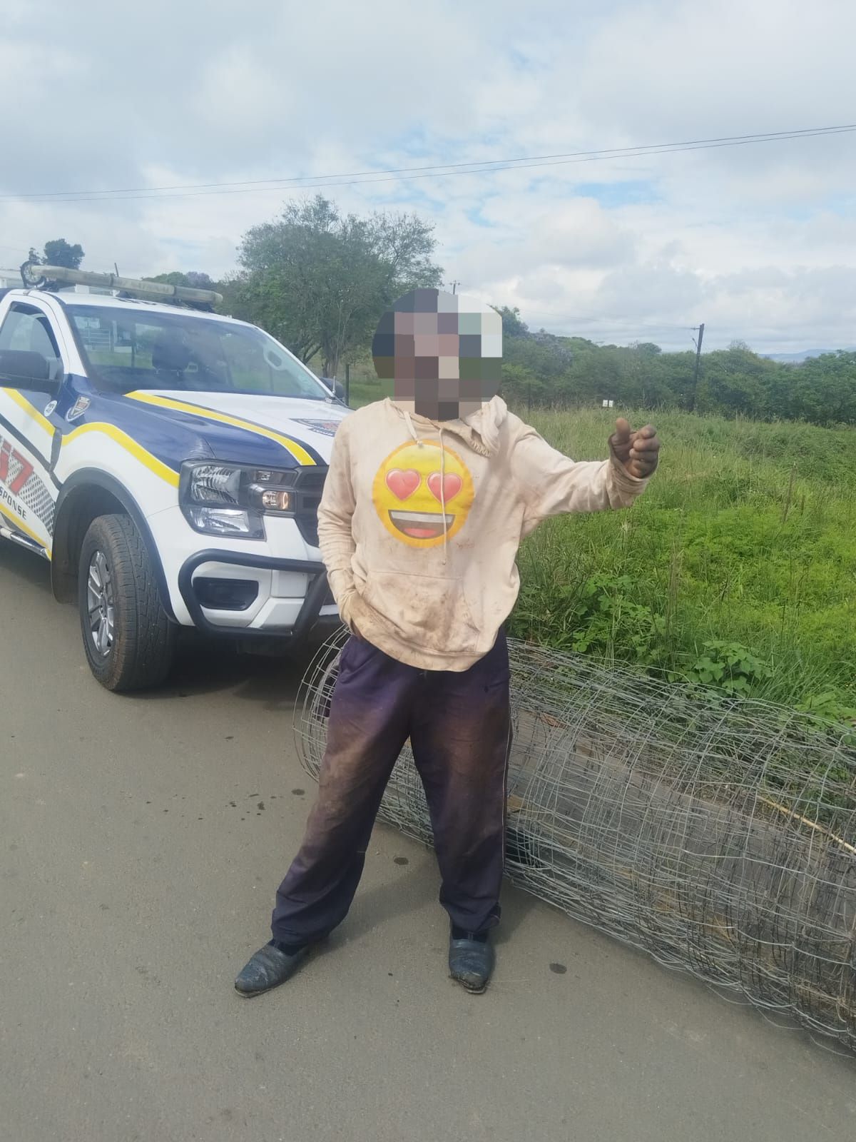Thief Cuts and Steals Fence from Pietermaritzburg Nature Reserve