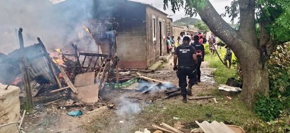 Informal Home Gutted in Fire: Mountview - KZN