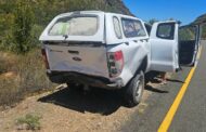 Fortunate escape from serious injuries in a collision outside De Rust