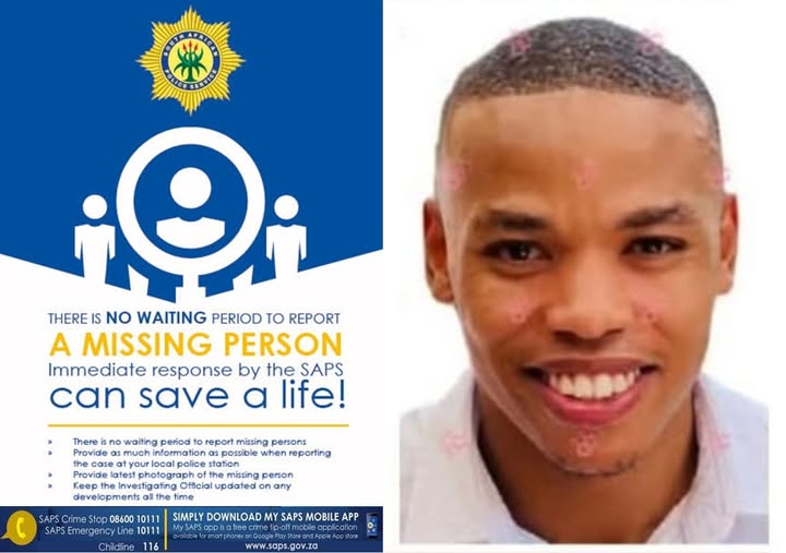 Police in Stellenbosch in the Western Cape are seeking the assistance of the public to locate 28-year-old Tumelo Motlhala