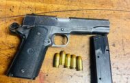 Woman arrested for the unlawful possession of a firearm and live ammunition
