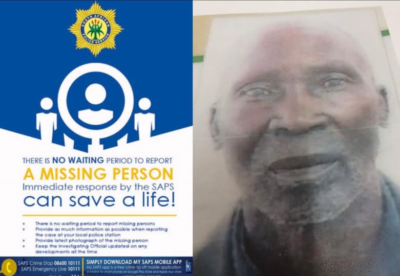The Makwane Police are requesting the community's assistance in locating a missing person, Mr Lepekola Tsiane