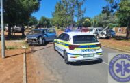 Collision on Stals Road after a high-speed chase in Bloemfontein