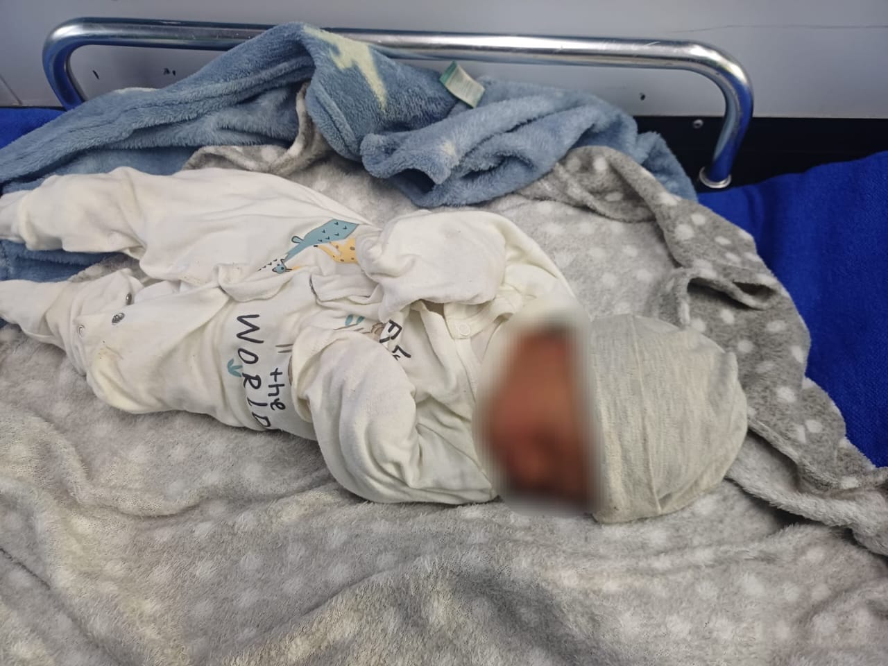 The police in Theunissen are investigating a case of child abandonment