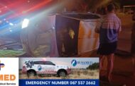 Rollover crash on Benade Drive in Bloemfontein
