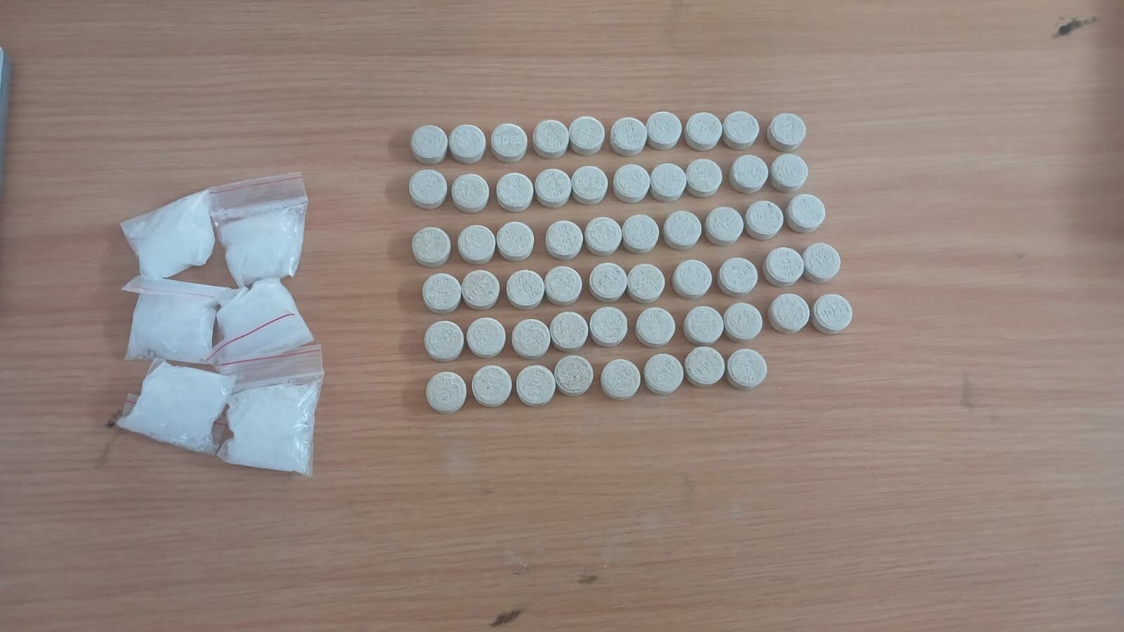 Central Karoo Flying Squad members confiscated drugs during crime prevention patrols on the N1, near Prince Albert