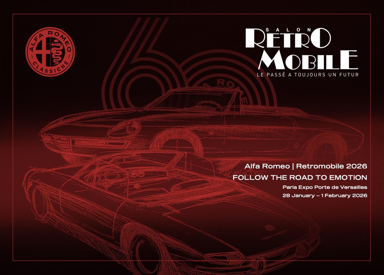 Alfa Romeo takes part in Retromobile 2026
