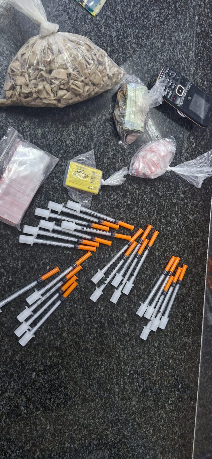 The Provincial Organised Crime Nacortics Unit apprehend male suspect for dealing in drugs in Tzaneen Taxi Rank