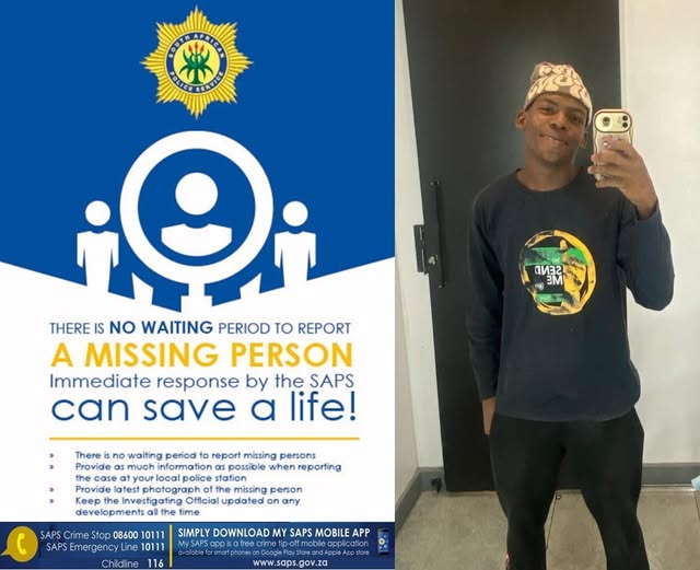 Police in Lebowakgomo in Limpopo are requesting assistance from the public to locate a missing man, Bapela Tshegofatso Maesela Jimmy