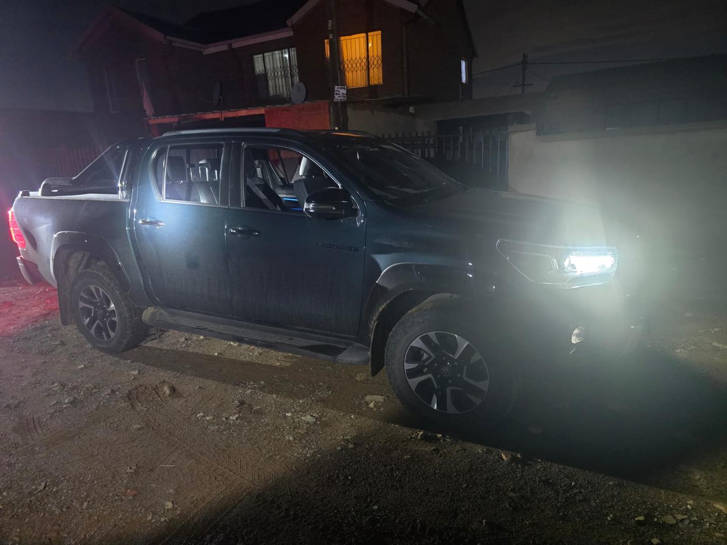 Suspect arrested for possession of a hijacked motor vehicle and detained at the local police station, Mamelodi