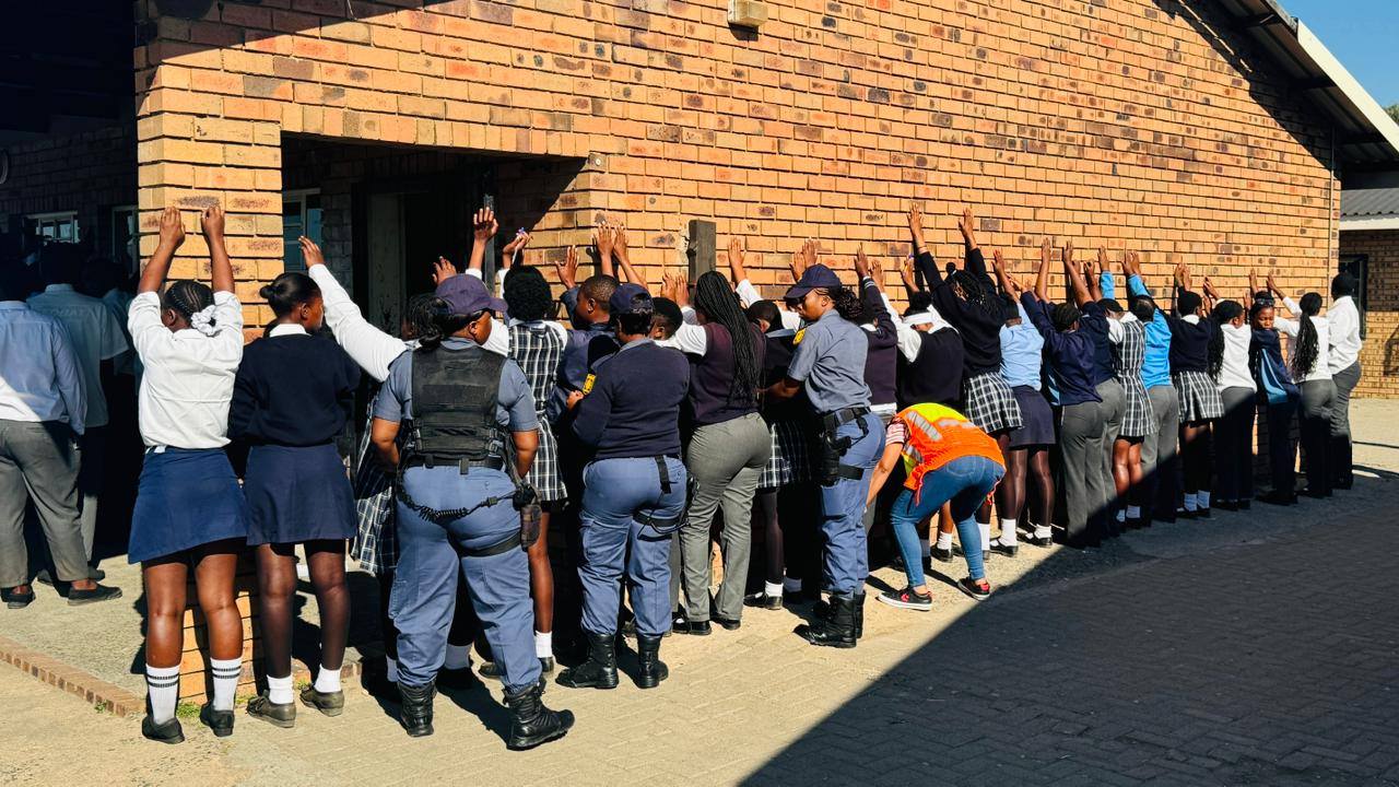Search and seizure operations in two Embalenhle schools in Govan Mbeki Local Municipality
