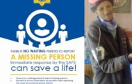The South African Police Service in Springbok in the Northern Cape searched for a missing man, 55-year-old Benjamin Louw