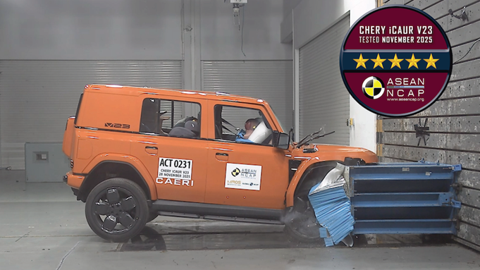 iCAUR V23 earns five-star ASEAN NCAP safety rating ahead of South African debut