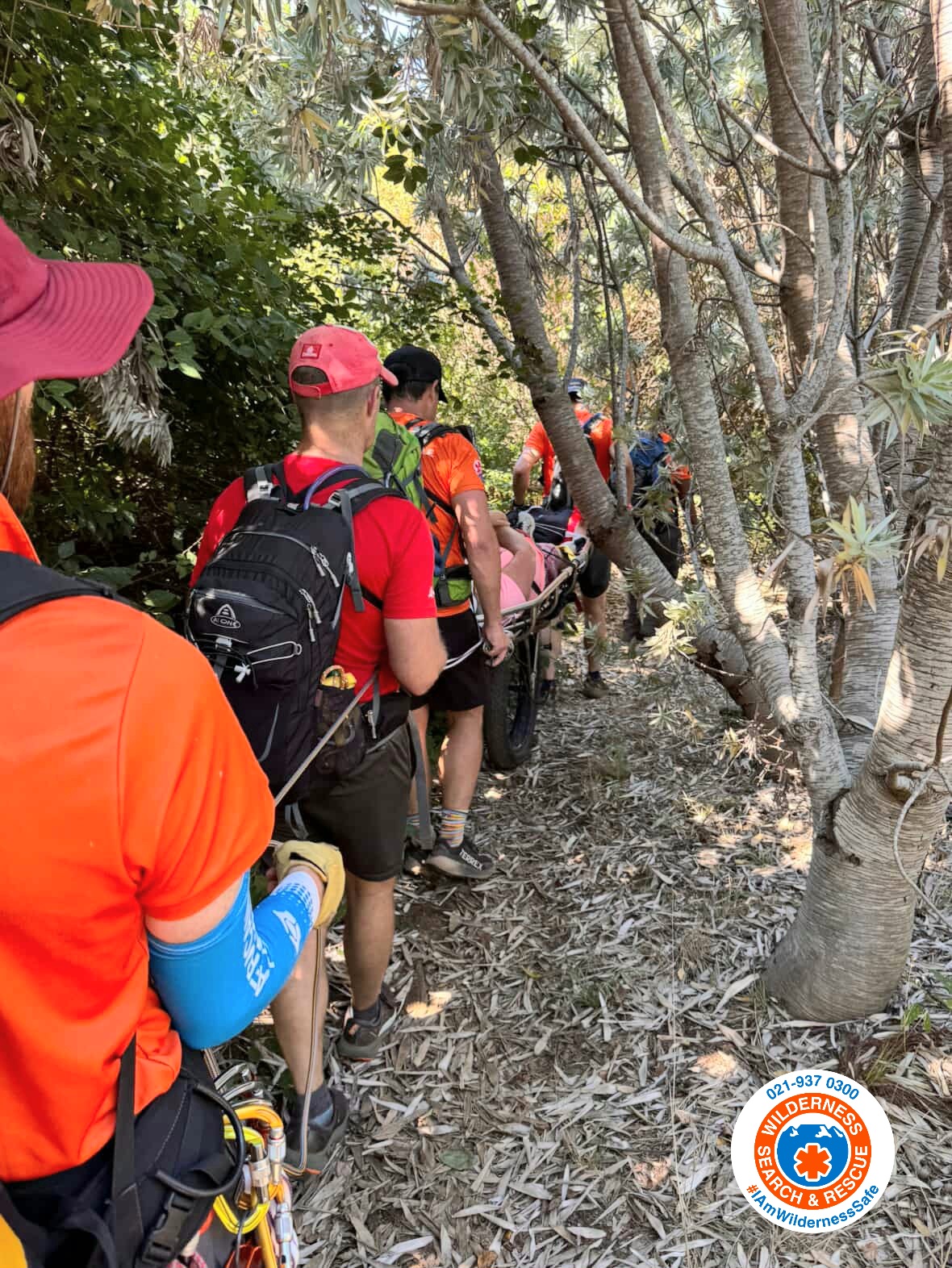 Team Rescue on Famed Cape Town Trail