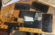 Suspects arrested for unlawful possession of a firearm as well as being in possession of goods suspected to be stolen