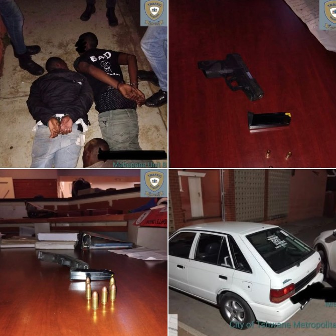 Three suspects linked to a Soshanguve case of armed robbery and car hijacking are arrested