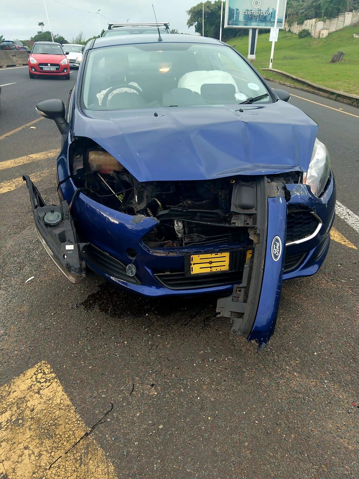 Crash on the M4 Northbound near La Lucia
